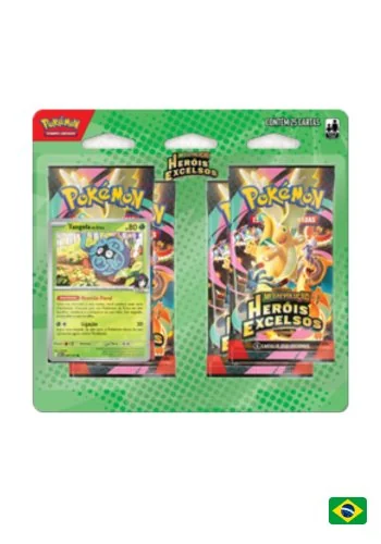 (PT-BR) Blister Quádruplo Megaevolução 2.5 - Heróis Excelsos - Tangela