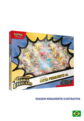 (PT-BR) Box Coleção - Heróis Excelsos - Mega Feraligatr