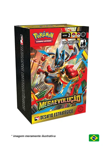 (PT-BR) Desafio Estratégico - Megaevolução 1 - Megaevolução (Kit Pré-Lançamento)