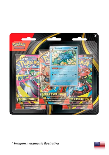 (ING) Blister Triplo Megaevolução 1 - Megaevolução - Golduck