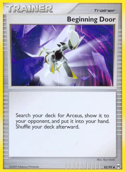 Beginning Door - Arceus - ilustração de Ryo Ueda