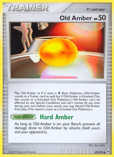 Old Amber - Arceus - ilustração de Ryo Ueda