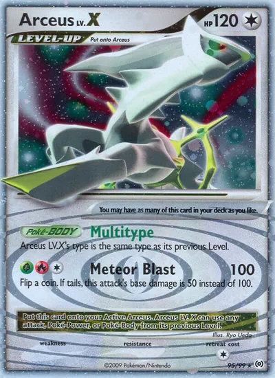 Arceus LV.X - Arceus - ilustração de Ryo Ueda