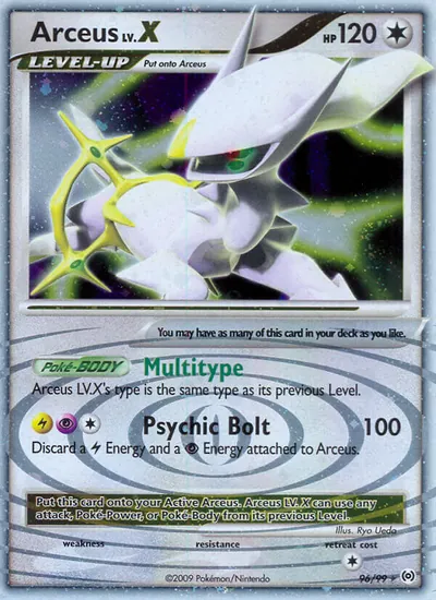 Arceus LV.X - Arceus - ilustração de Ryo Ueda
