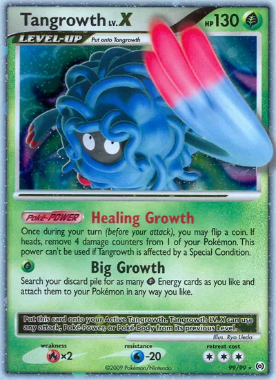 Tangrowth LV.X - Arceus - ilustração de Ryo Ueda