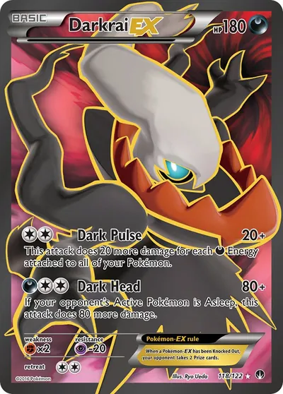 Darkrai-EX - Turbo Colisão - ilustração de Ryo Ueda
