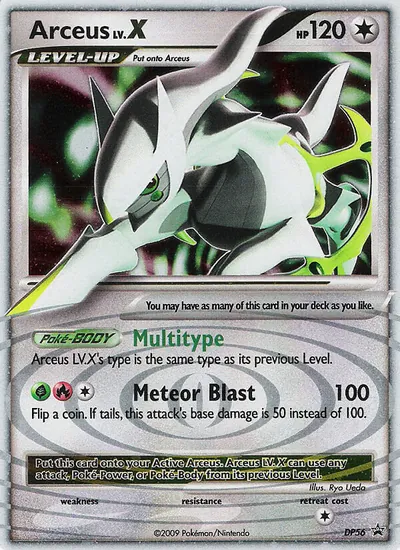 Arceus LV.X - Promos de Diamante e Pérola - ilustração de Ryo Ueda