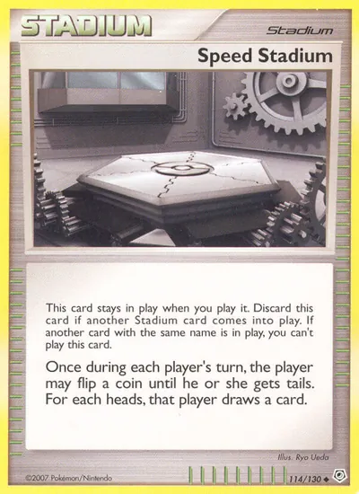Speed Stadium - Diamante & Pérola - ilustração de Ryo Ueda