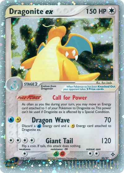 Dragonite ex - Dragon - ilustração de Ryo Ueda