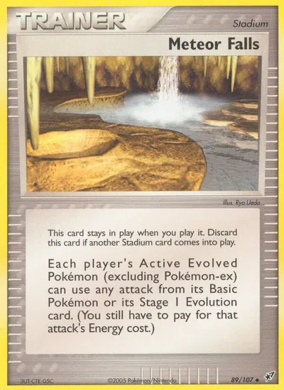 Meteor Falls - Deoxys - ilustração de Ryo Ueda