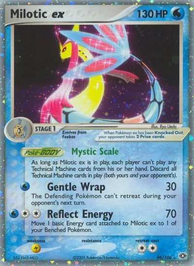 Milotic ex - Emerald - ilustração de Ryo Ueda