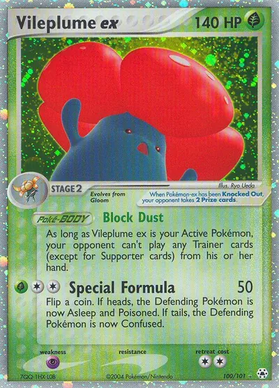 Vileplume ex - Hidden Legends - ilustração de Ryo Ueda