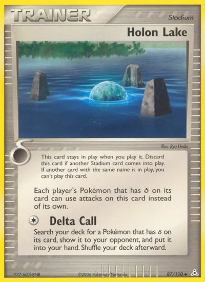 Holon Lake - EX Holon Phantoms - ilustração de Ryo Ueda