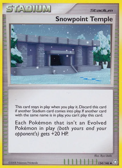 Snowpoint Temple - Legends Awakened - ilustração de Ryo Ueda