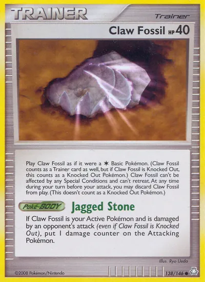 Claw Fossil - Legends Awakened - ilustração de Ryo Ueda