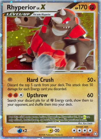 Rhyperior LV.X - Legends Awakened - ilustração de Ryo Ueda