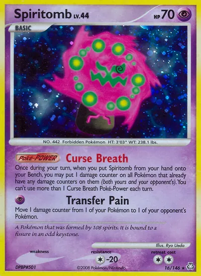 Spiritomb - Legends Awakened - ilustração de Ryo Ueda
