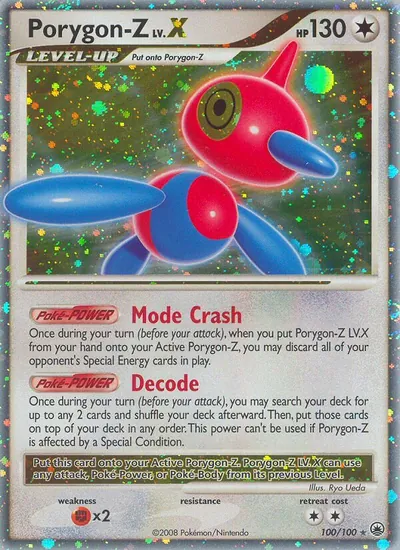 Porygon-Z LV.X - Majestic Dawn - ilustração de Ryo Ueda