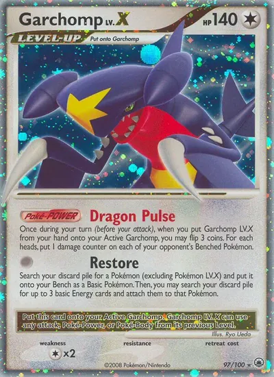 Garchomp LV.X - Majestic Dawn - ilustração de Ryo Ueda