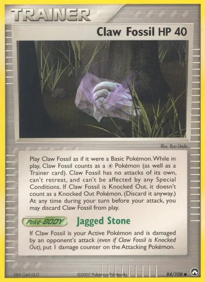 Claw Fossil - Power Keepers - ilustração de Ryo Ueda