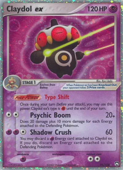 Claydol ex - Power Keepers - ilustração de Ryo Ueda