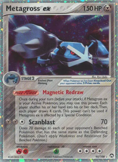 Metagross ex - Power Keepers - ilustração de Ryo Ueda