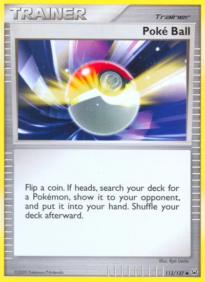 Poké Bola - Platinum - ilustração de Ryo Ueda