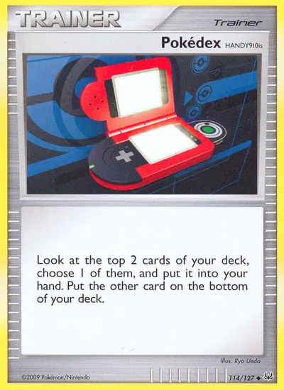 Pokédex Handy910is - Platinum - ilustração de Ryo Ueda