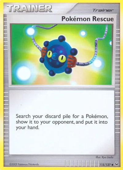 Pokémon Rescue - Platinum - ilustração de Ryo Ueda