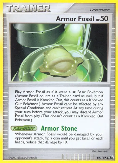 Armor Fossil - Platinum - ilustração de Ryo Ueda