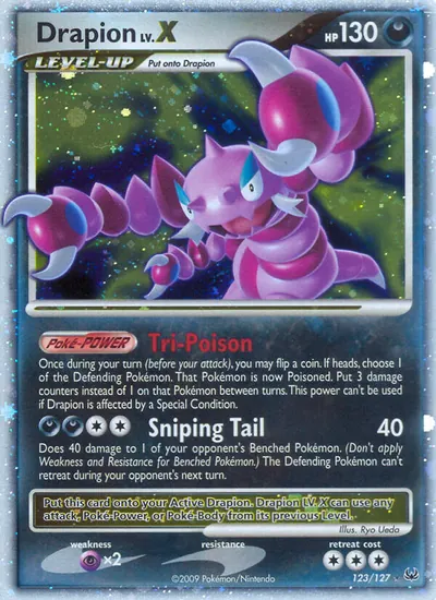 Drapion LV.X - Platinum - ilustração de Ryo Ueda