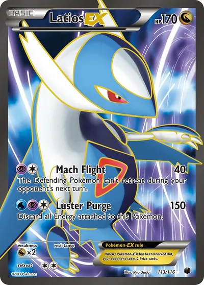 Latios-EX - Congelamento de Plasma - ilustração de Ryo Ueda
