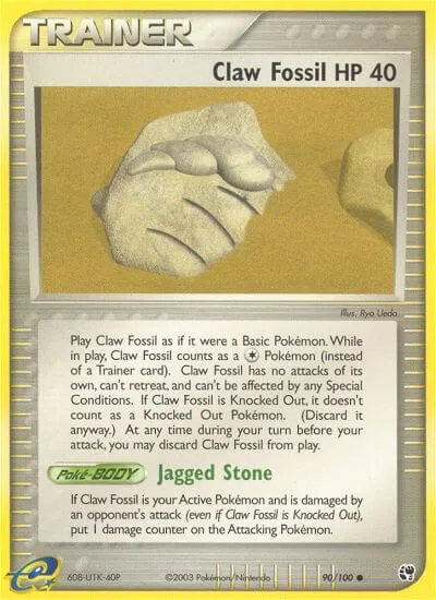 Claw Fossil - Sandstorm - ilustração de Ryo Ueda