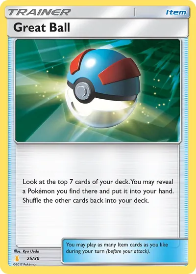 Great Ball - Sun & Moon Trainer Kit: Alolan Raichu - ilustração de Ryo Ueda