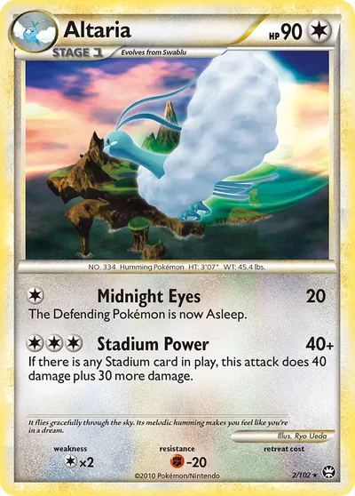 Altaria - Triunfante - ilustração de Ryo Ueda