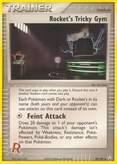 Rocket’s Tricky Gym - Team Rocket - ilustração de Ryo Ueda