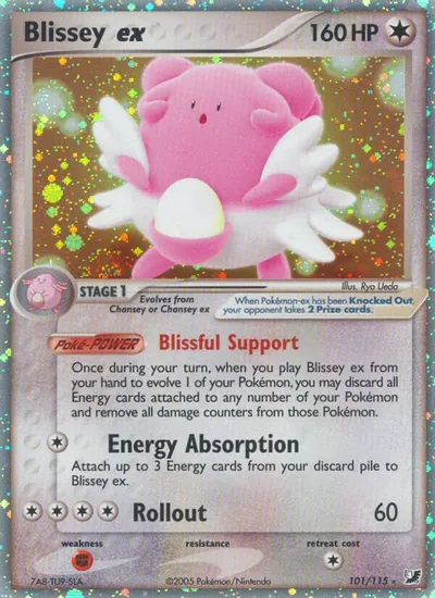 Blissey ex - Unseen Forces - ilustração de Ryo Ueda