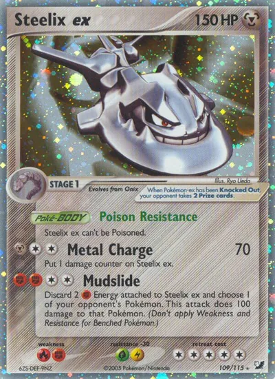 Steelix ex - Unseen Forces - ilustração de Ryo Ueda