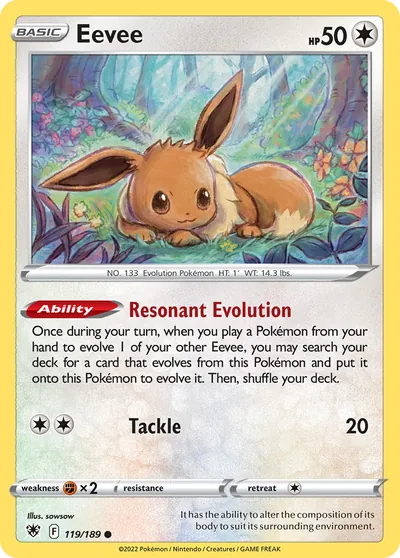Eevee - Estrelas Radiantes - ilustração de sowsow