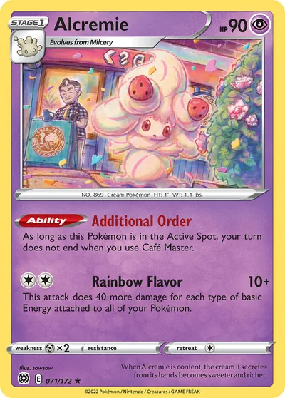 Alcremie - Astros Cintilantes - ilustração de sowsow