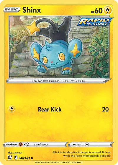 Shinx - Estilos de Batalha - ilustração de sowsow