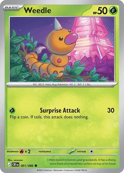 Weedle - Caos Ascendente - ilustração de sowsow