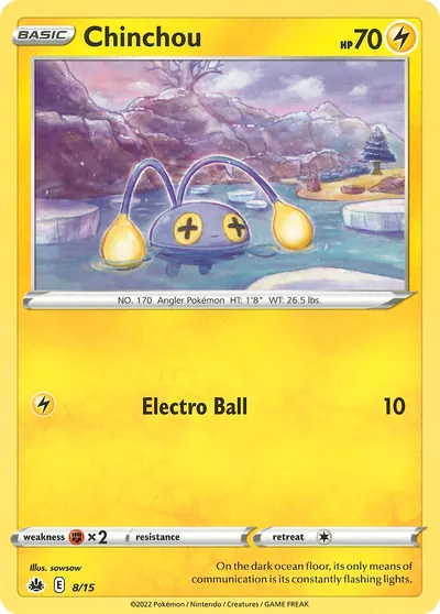 Chinchou - McDonald’s Collection 2022 - ilustração de sowsow