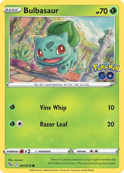 Bulbasaur - Pokémon GO - ilustração de sowsow