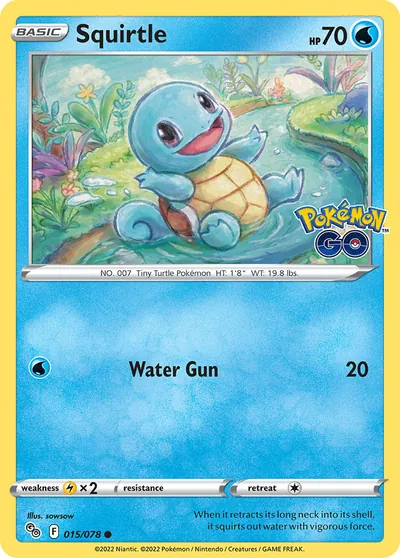 Squirtle - Pokémon GO - ilustração de sowsow