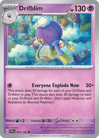 Drifblim - Coroa Estelar - ilustração de sowsow