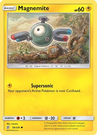 Magnemite - Sintonia Mental - ilustração de sowsow