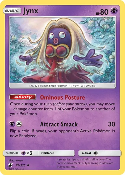 Jynx - Sintonia Mental - ilustração de sowsow