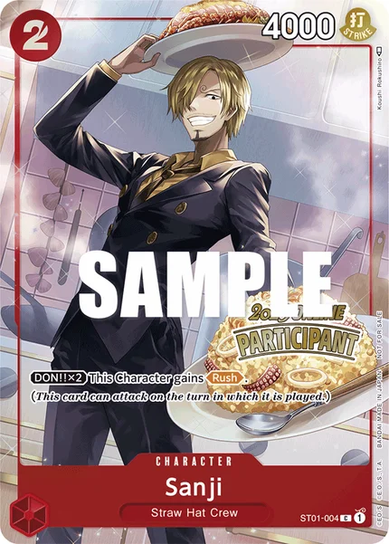 Sanji ST01-004_p1 One Piece Card Game Promo
