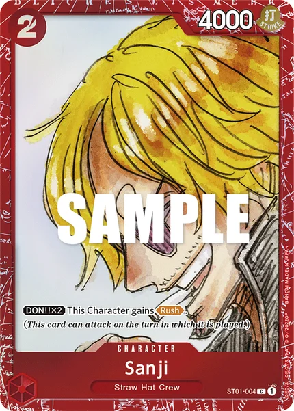 Sanji ST01-004_p2 One Piece Card Game Promo